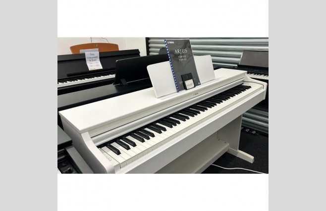 Yamaha YDP-163 Satin White Digital Piano, Used - Complete Package (SN:BCXK01008) - Image 9